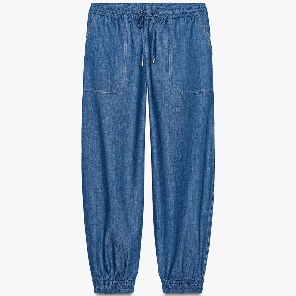 ZARA LINEN JOGGER PANTS